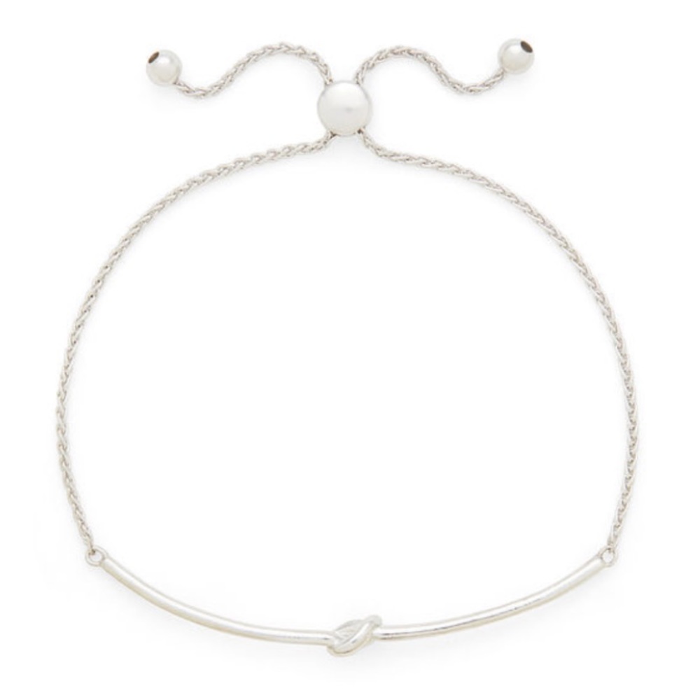 Sophie Harper - Silver Knot Slider Bracelet - OS
